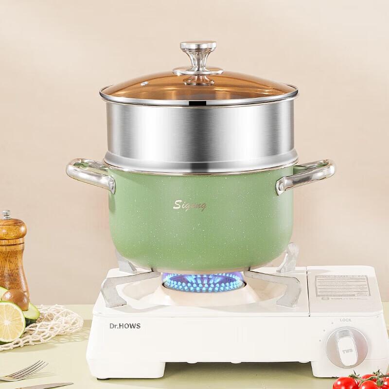 Мультиварка-пароварка из нержавеющей стали, 24 см