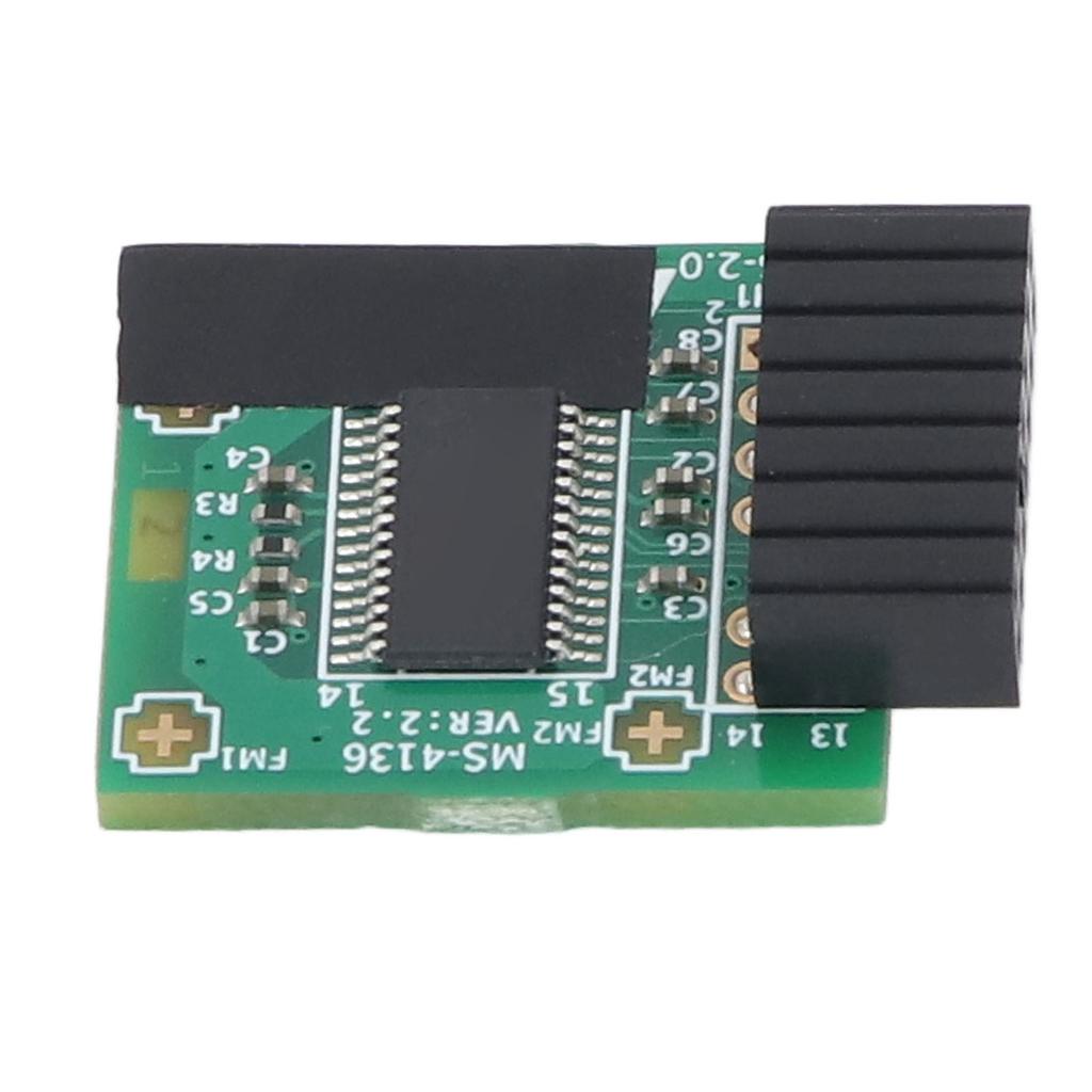 Modul TPM 2.0 Rozhraní LPC Stabilní čipová sada Vysokopevnostní 14kolíkový modul TPM pro 400 X570 Series Mothe