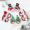 Plastik Frohe Weihnachten Brille Dekorative Hirschgeweih Brille Weihnachtsmann Schneemann Brille Foto Requisite