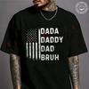 Men T Shirt Casual Dada Daddy Dad Bruh Joke Fathers Day For Dads Moto T-shirt Graphic Cotton Mo