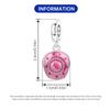 Orstarry 925 Silver Pink Denim Hat Charms Trendy DIY Jewelry Bracelet Pendants Party Beads Gifts for Women Girls