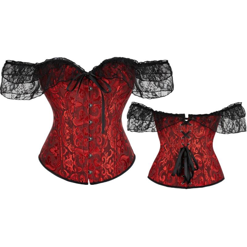 Unterbrustformer Korsett Taillentrainer Gothic Shapewear Damenbekleidung Sexy Kleidung Vintage Streetwear Party