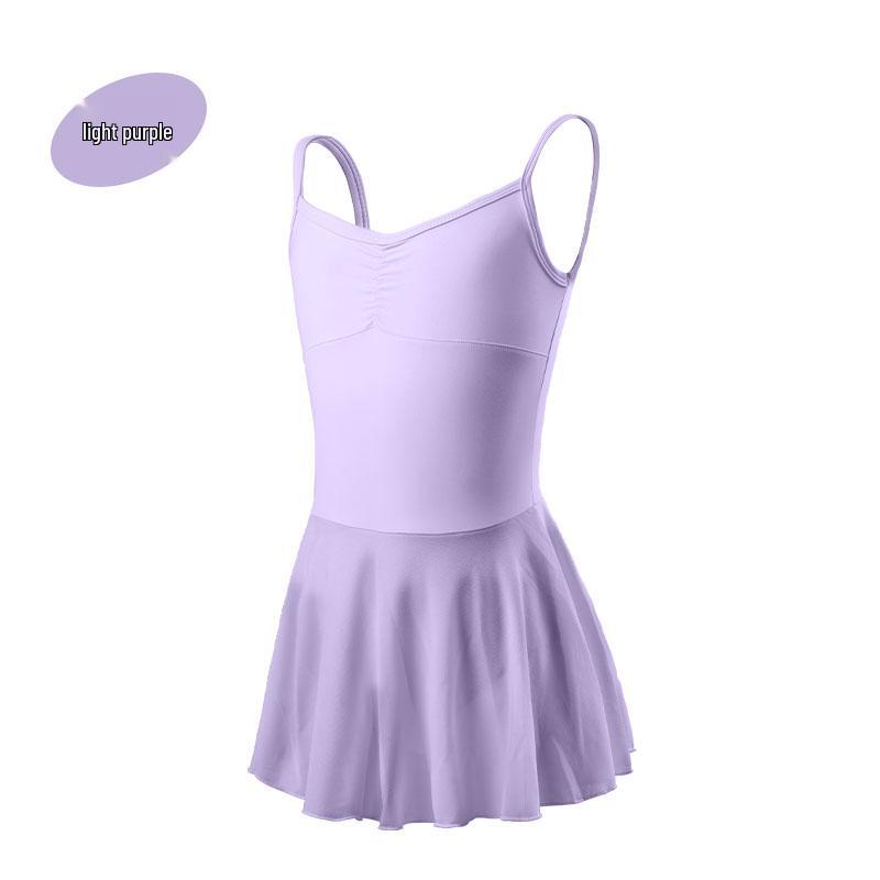 Girls' Camisole Ballet & Gymnastics Dance Costume with Gauze Skirt