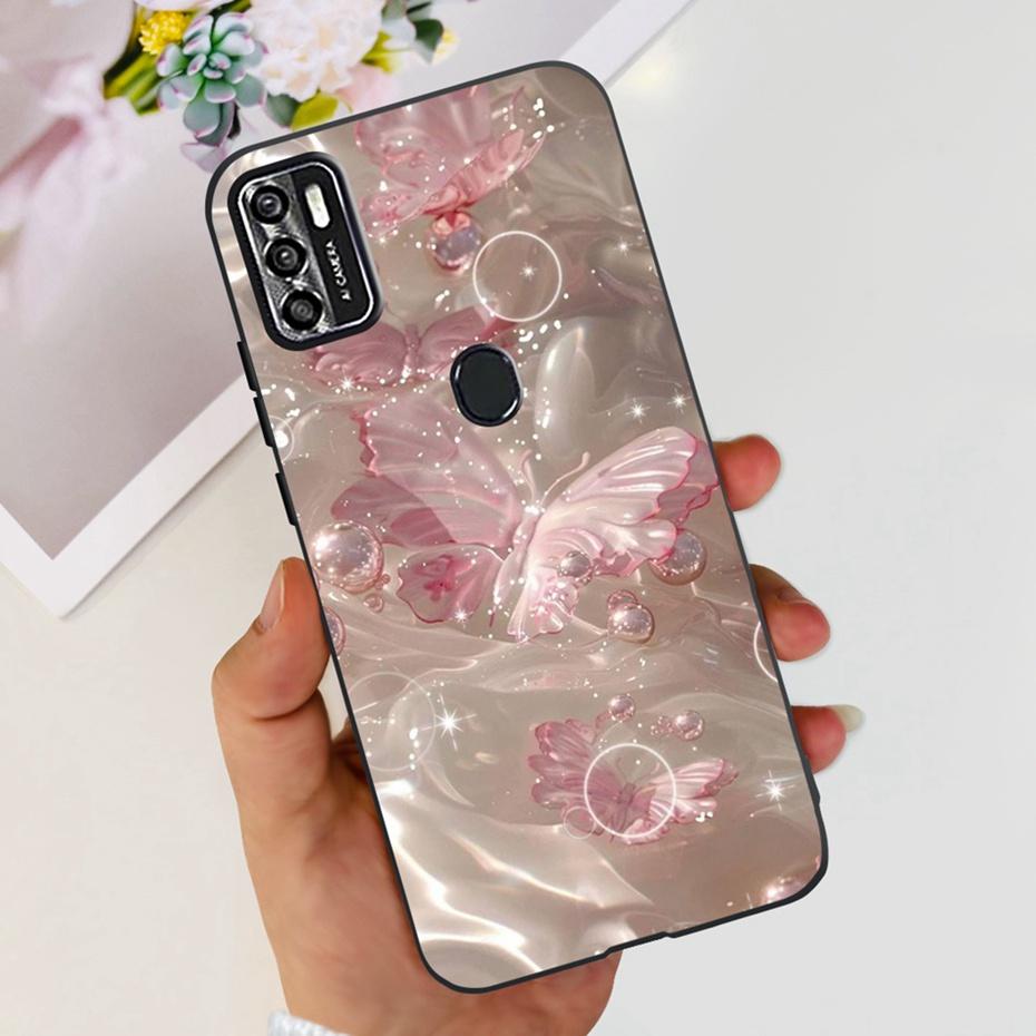 Lovely Case For ZTE Blade A7s 2020 / Optus X Pro / Telstra Evoke Plus 2 Black Silicon Soft Cases Cover For Zte A7s (2020) A7020