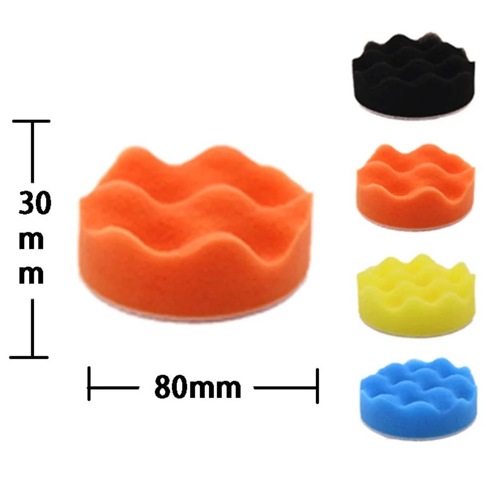 11PCS Auto Beauty SpongePolishing Kit Foam Waffle Pad Car Wash Cleaning Detailing Tool Auto Motorcycle Removes Scratches