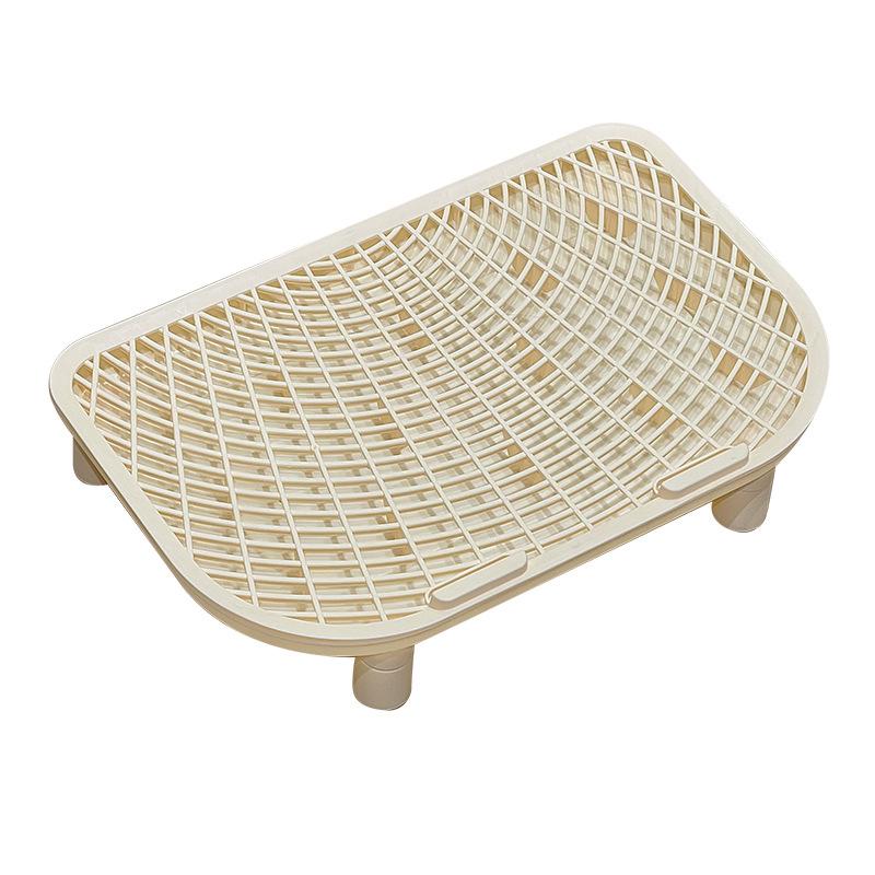 Cat Litter Pad Anti-bring Out Oversized Sand Control Pedal Cat Litter Table Anti-splash Double Layer Heightening Cat Supplies зелёный