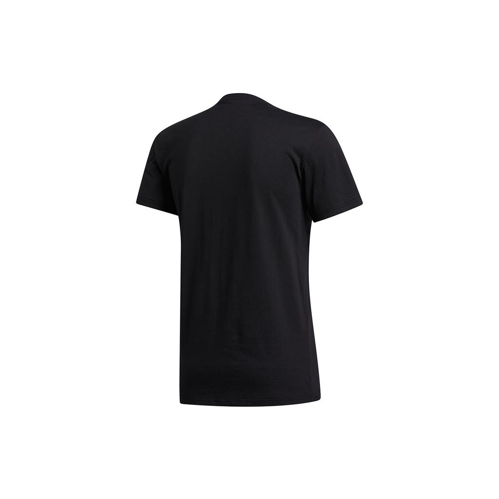 Adidas Bos Metallic Graphic Print Round Neck T-Shirt Men Tops Black GF1627