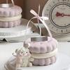 Sandwich Cake Silicone Mold Set, Set of 3, Round Stuffed Cake Baking Molds for Desserts, Pink