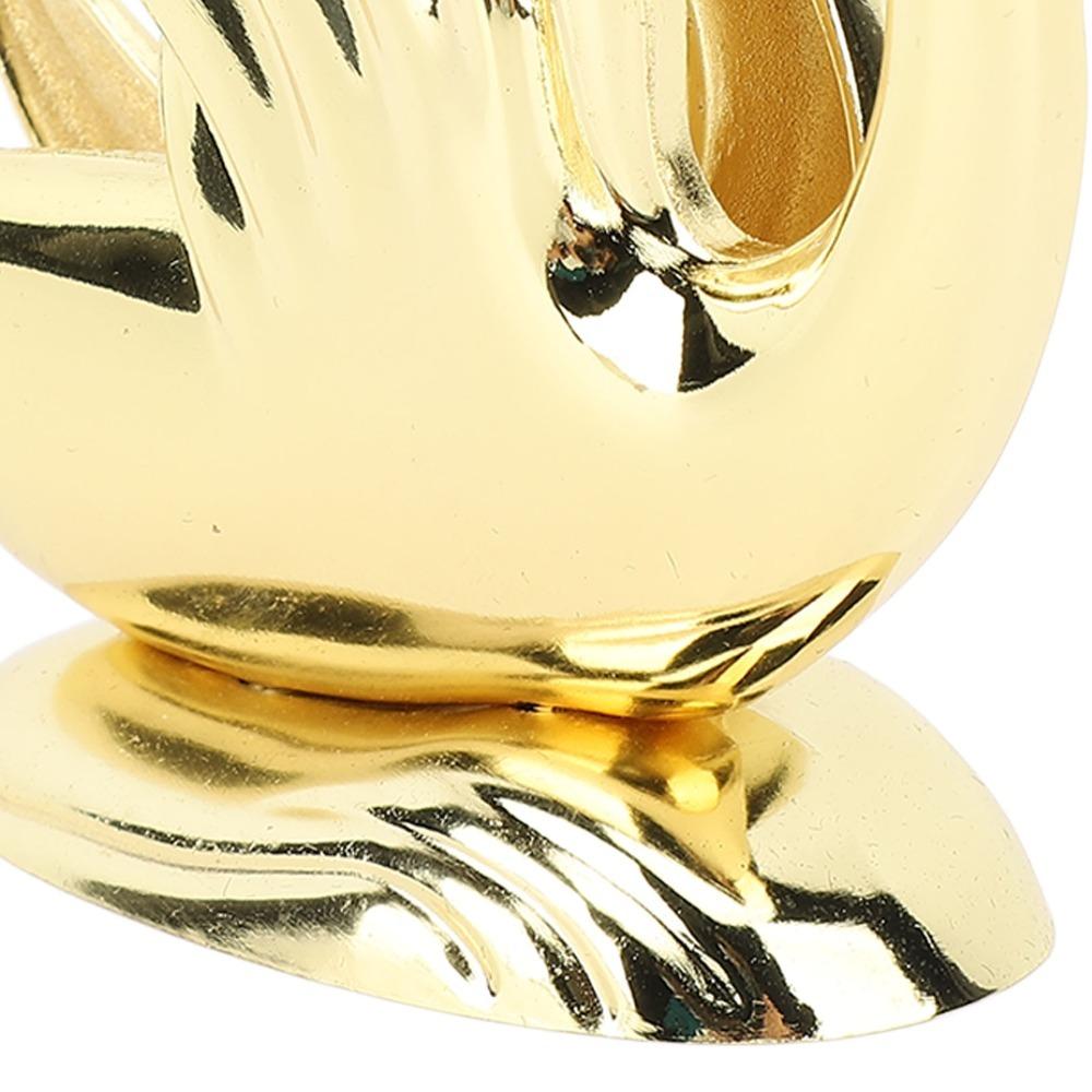Upright Swan Napkin Holder Tabletop Tissue Dispenser Stand Metal Swan Napkin Holder For Restaurant