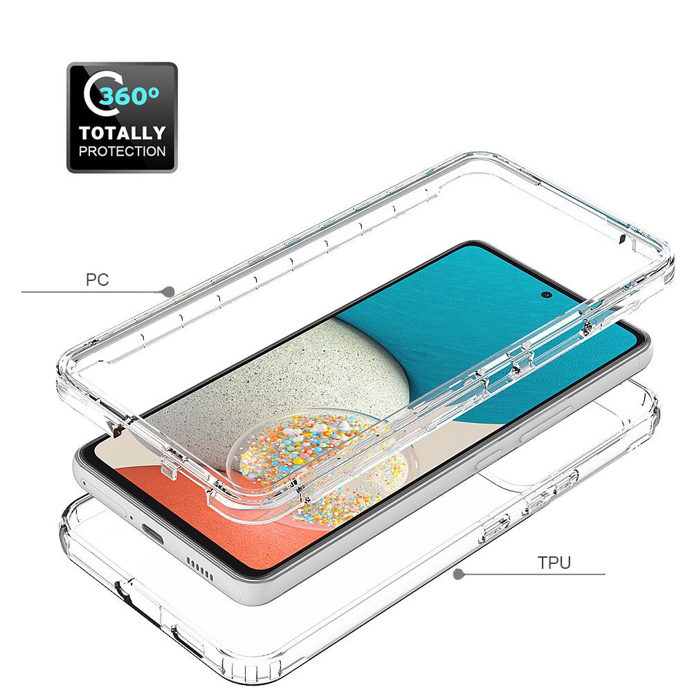 Suitable for Samsung A13 A23 A33 A53 A73 A03Core A03 A03S high-transparency gradient phone case