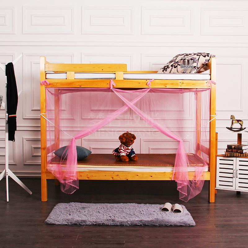 Student Dormitory Mosquito Net - Free Installation, Encrypted, Extra Dense, Single Door