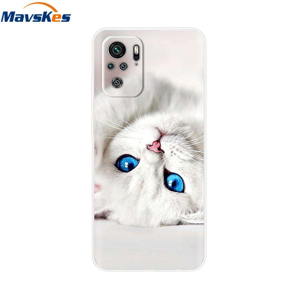 For Redmi Note 10 Case Note 10s Cover Phone Cases For Xiaomi Redmi Note 10 Pro note10 10 s Tpu Silicone Back Bumper Fundas Coque