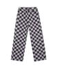Pillogeulaem Queen Chess Pigment Wide Pants (Purple)