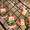 Snowman Christmas Lights Strip Christmas Tree Xmas Ornaments Light  Christmas Pendants