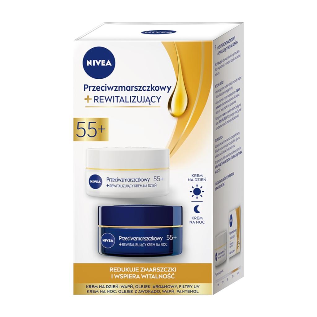 Nivea 2 Pack Anti-Wrinkle Day & Night Cream 55+ Duo