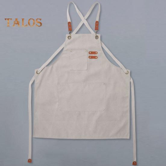QWEPU Grembiuli da cucina, grembiule regolabile con tasche, cappello da cuoco regolabile, grembiule unisex da cuoco regolabile,barbecue, cottura, per cucina, ristorante, caffetteria