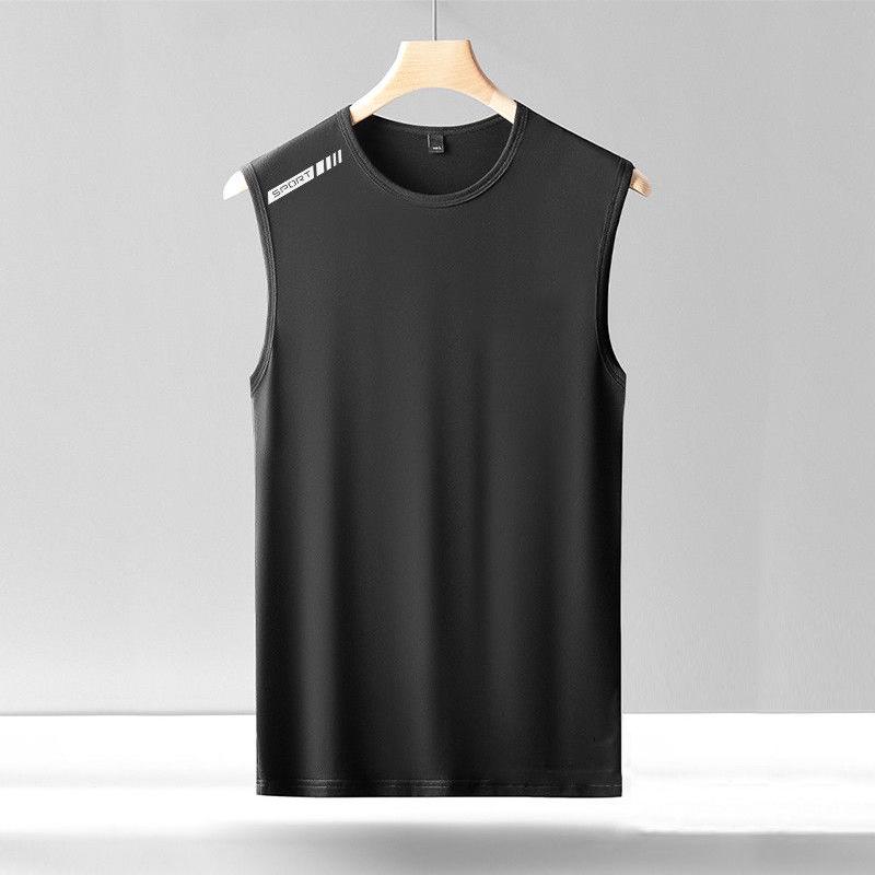 Men's Quick-Dry Ice Silk Mesh T-Shirt - Breathable, Loose-Fit, Casual Short Sleeve Sportswear