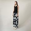 ATHPLATFORM Au51Pt07 Floral Wide Pants_Black