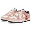 Nike Dunk Milk Pfirsich Rosa Nebel, Vintage Sweetheart Abriebfest Rutschfest Niedrig geschnittene Skateboard Schuhe Unisex DD1503-101(Team2070-)
