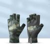 Sweat-absorbent Men Cycling Gloves Elastic Fingerless Gloves New Fishing Gloves