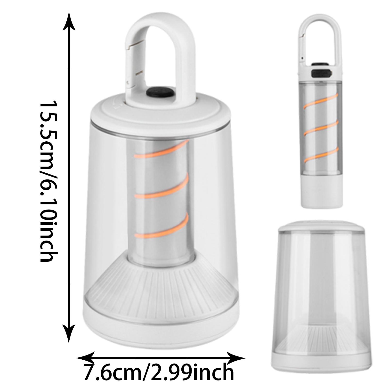 

Detachable Camping Lamp Type C Charging 4 Modes Tungsten Filament Breathing Light Bottom Screw Hole for Tent Bedroom split-type (1500mah)
