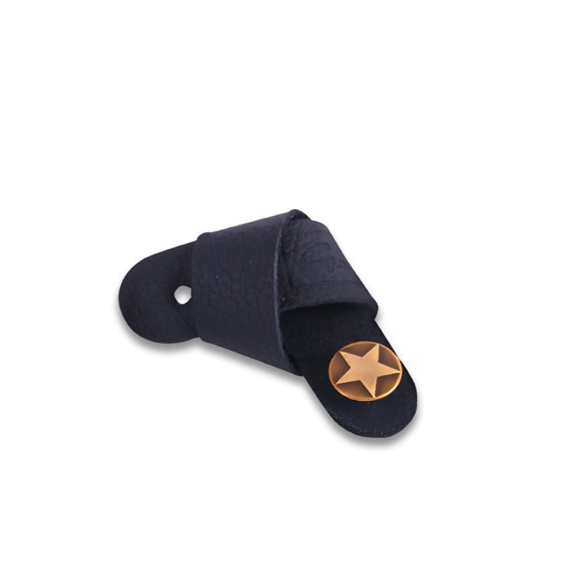 Guitar Neck Strap Guitar Strap Leather Head Belt Holder Button Safe Lock Ukulele Bass Folk Acoustic Electric Guitar Accessories