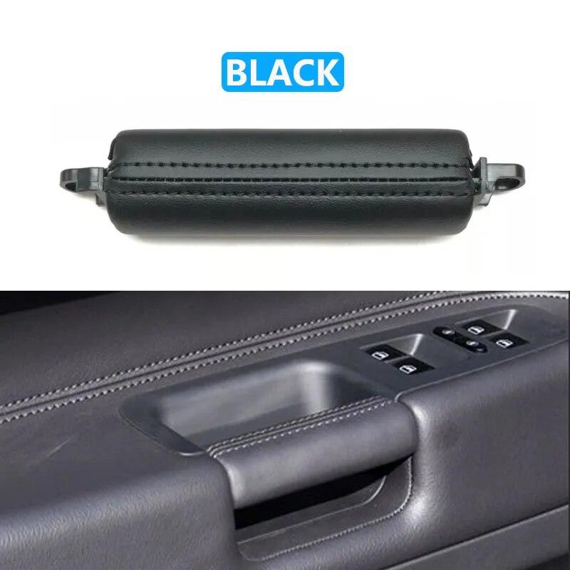 Car Interior Door Left Right Driver Leather Pull Handle For VW Volkswagen Touareg 2003 2004 2005 2006 2007 2008 2009 2010