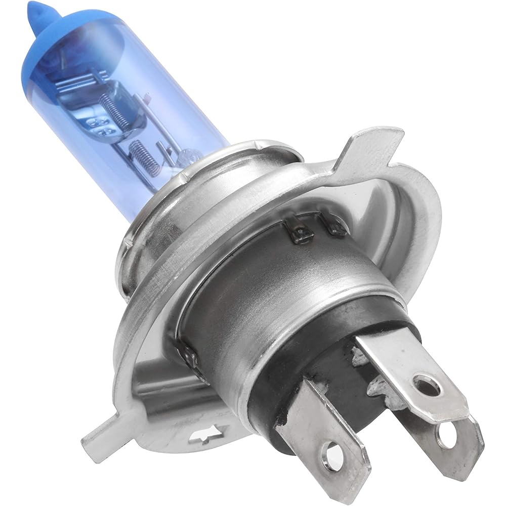 PIAA Motorcycle Headlight Bulb, Halogen, 4100K, 135/125W Brightness, H4, High Earthquake Resistance, 20G, Pack of 1, MB111