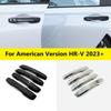 For Honda HRV HR-V  US Version Accessory Door Handle Cover Trim Anti Scratch Protector Car ABS Chrome Styling