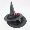 Flower Skull Wizard Cap Skeleton Hand Witch Hat Creative Halloween Witch Hats  Night club
