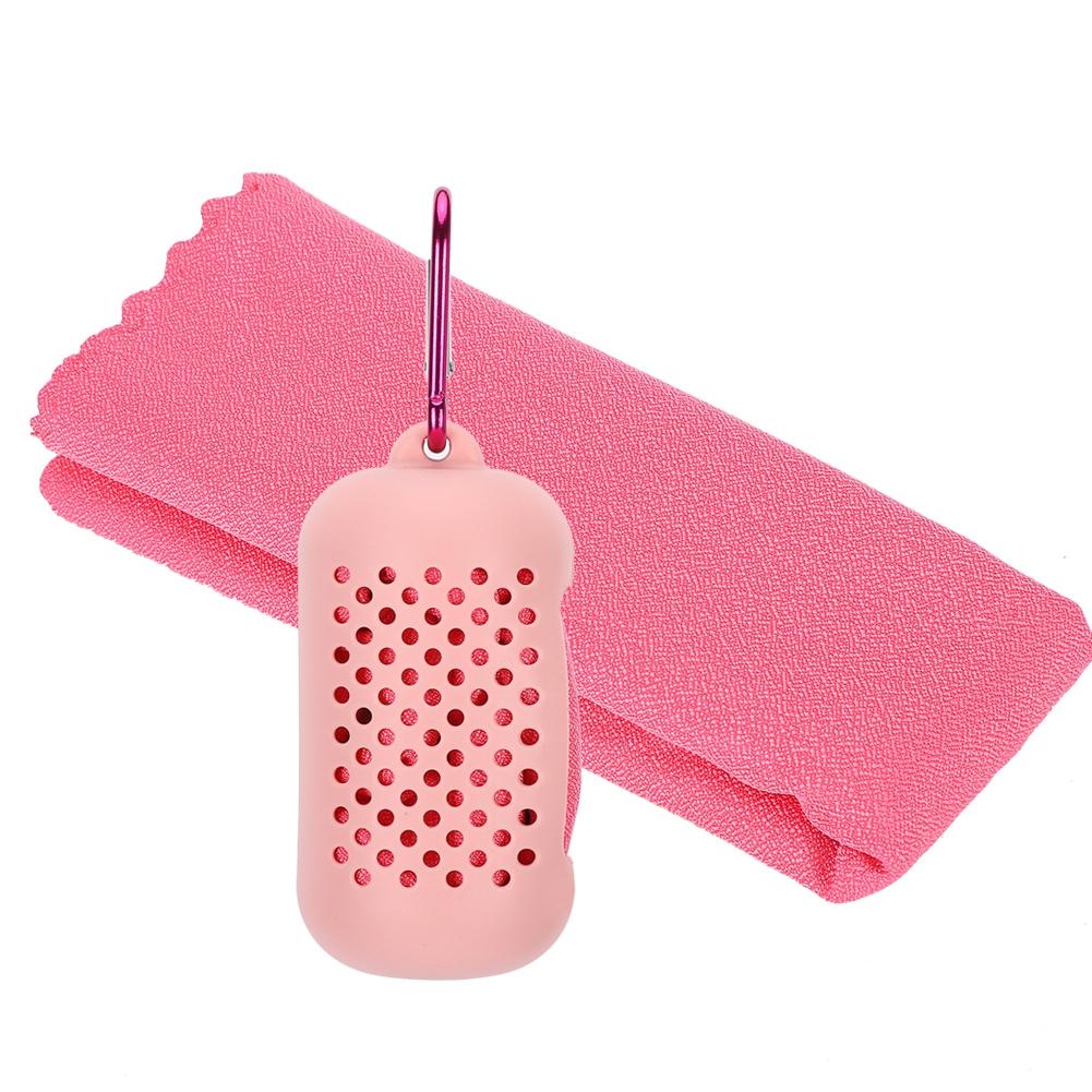 Tragbares Mikrofaser Schnelltrocknendes Reise Sport Kühl Duschhandtuch für Outdoor Camping