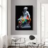 Vintage Apollo Marble David Popolo Poster Canvas Painting Abstract Statue Wall Art For Modern Living Room Home Decor Cuadros