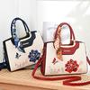 Fashionable Pu Material National Style Embroidered Shoulder Bag For Everyday Use