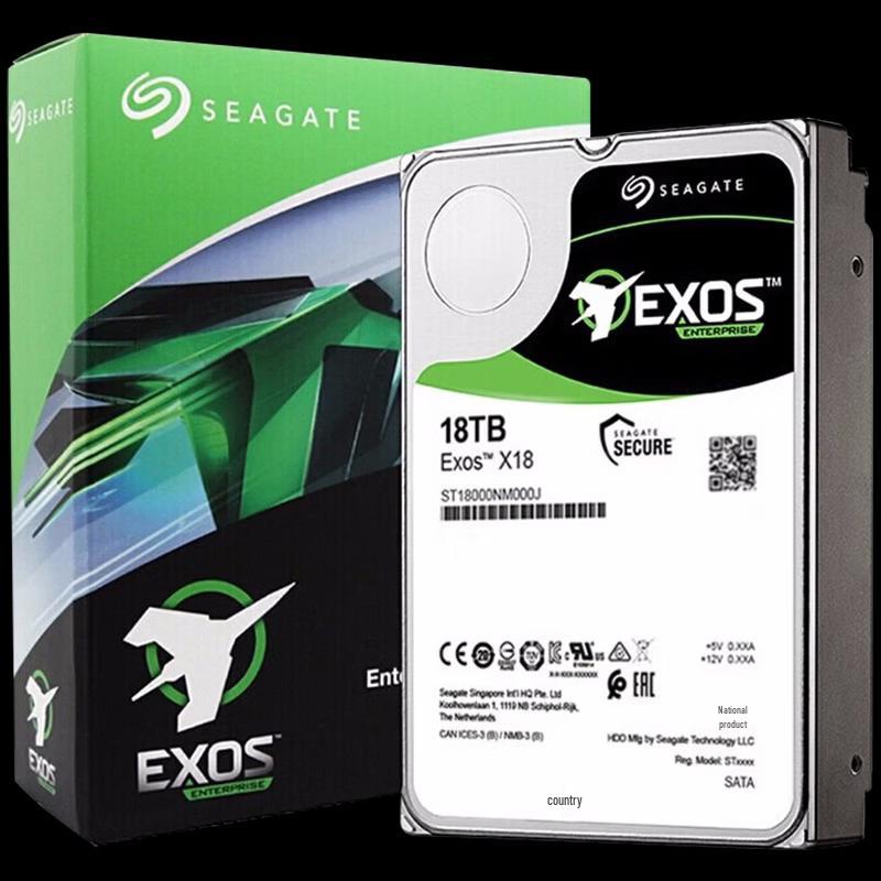 Seagate Exos X18 Enterprise 18TB SATA Hard Drive