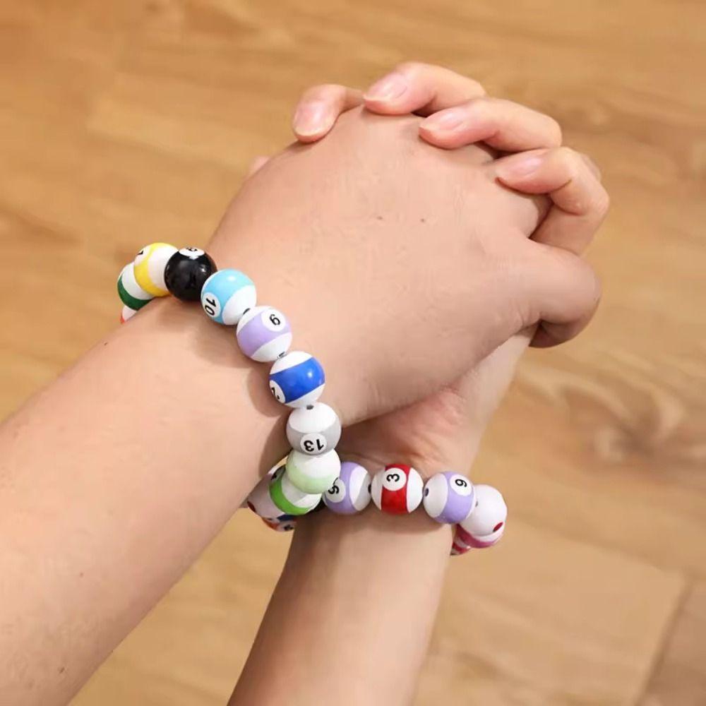 Creative Couple Bracelet Plastic Wrist Accessories High Quality Chinese Eight Ball
