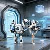 MOC Popular Games Portal 2 Robot Building Blocks Model High-Tech ATLAS And P-Body Robot Bricks Assembly Toys Kids Birthday Gifts