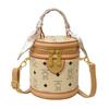 New 2025 Retro Printed Bucket Bag - Trendy, High-End Fashion Shoulder Handbag for Women