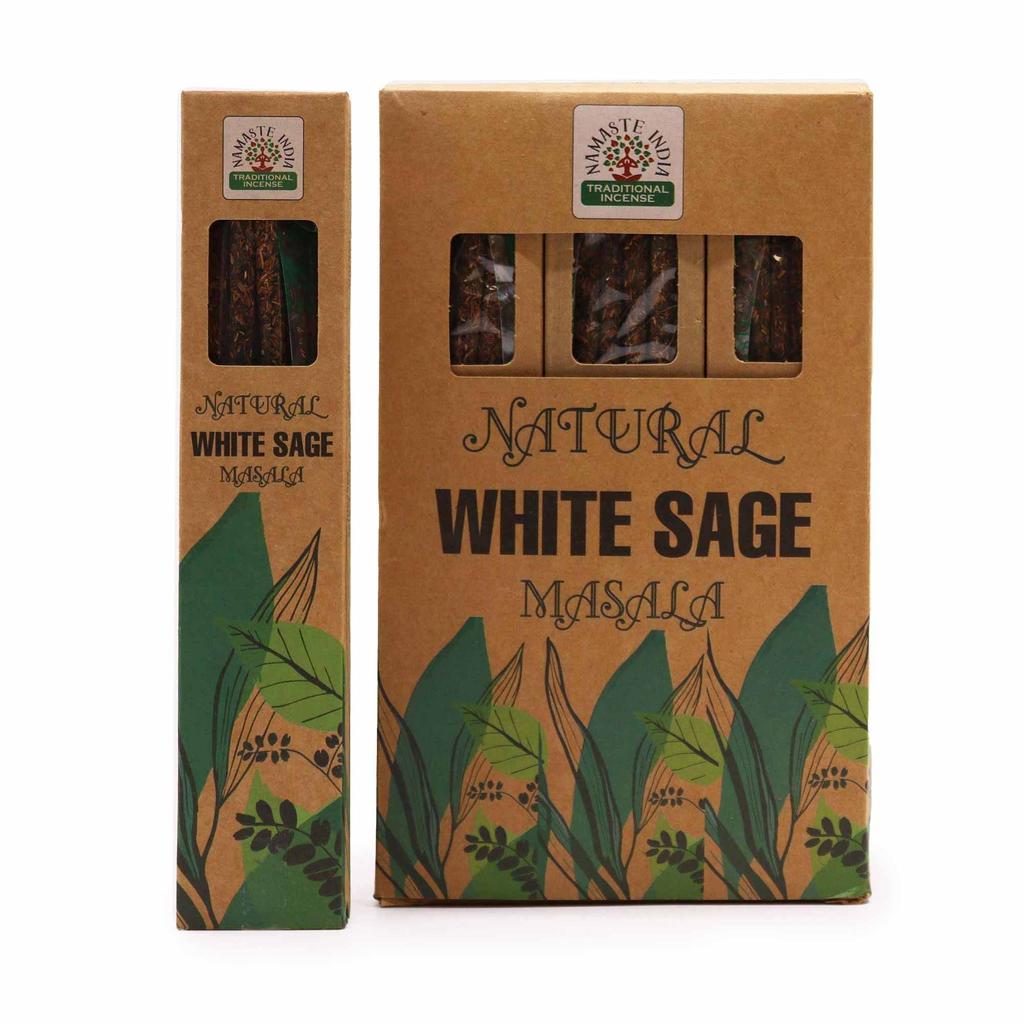 6x White Sage Incense Sticks – Masala