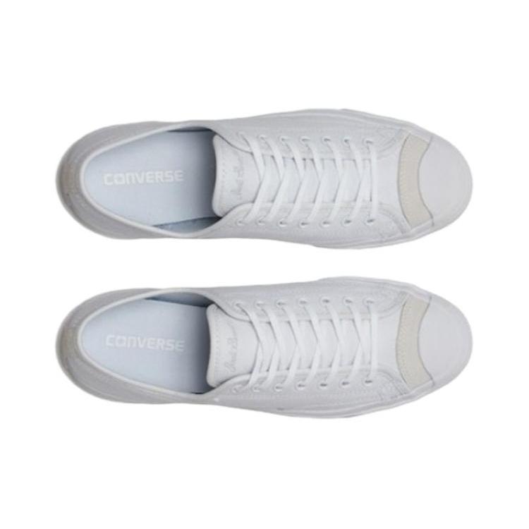 New Converse Jack Purcell Versatile Anti-Slip Wear-Resistant Low-Top Skateboard Shoes Unisex White 160562C