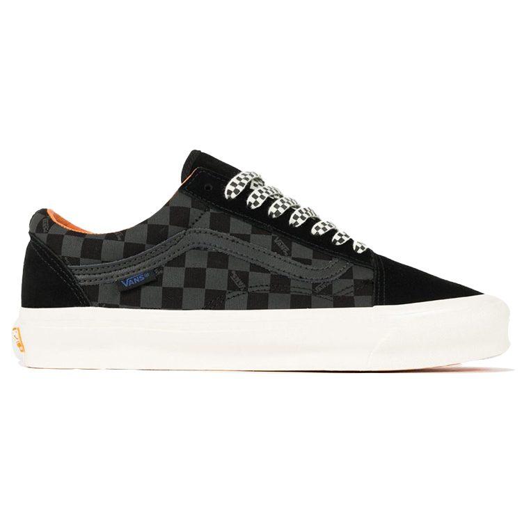 Old Skool Porter-Yoshida & Co. x Og Vans Lx 'Floral Checkerboard - Black' VN0A4P3XXG5