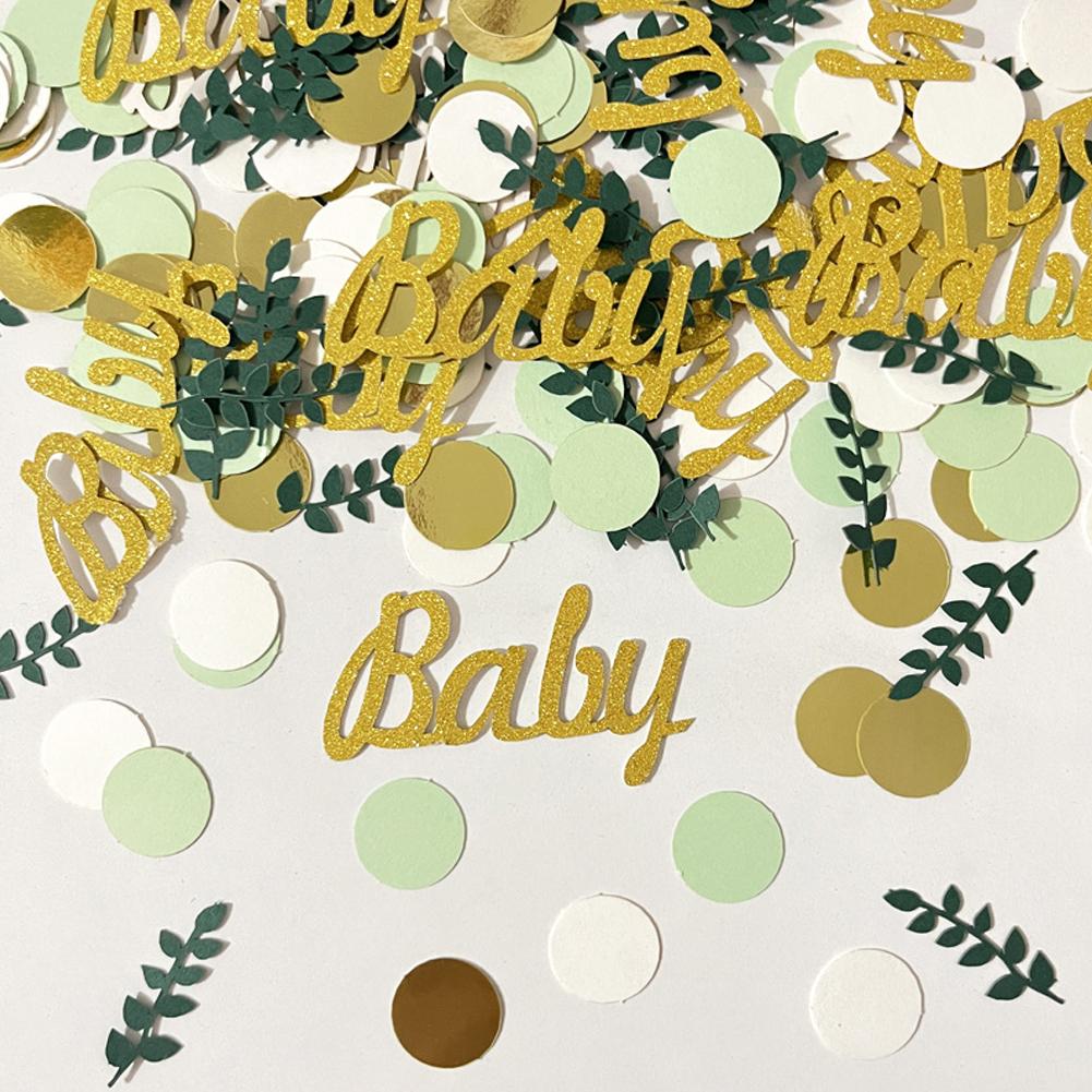 

100pcs Wedding Party Supplies Baby Shower Confetti Celebration Table Decoration Boy Girl Birthday Party Cheer Cardboard Confetti