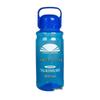 Kunststoff-Fitness-Wasserflasche mit hoher Kapazität und Griff - Hitzebeständig, für Männer und Frauen