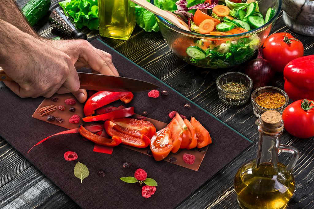 GLASS CUTTING BOARD 52x40 GIFT