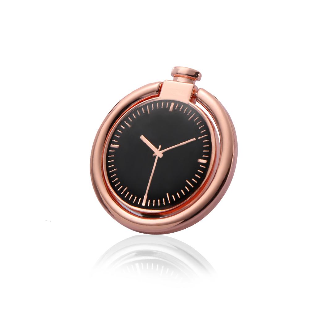 Fashion Stand Bracket Mobile Phone Holder Finger Ring Grip 360° Rotating Watch Shape