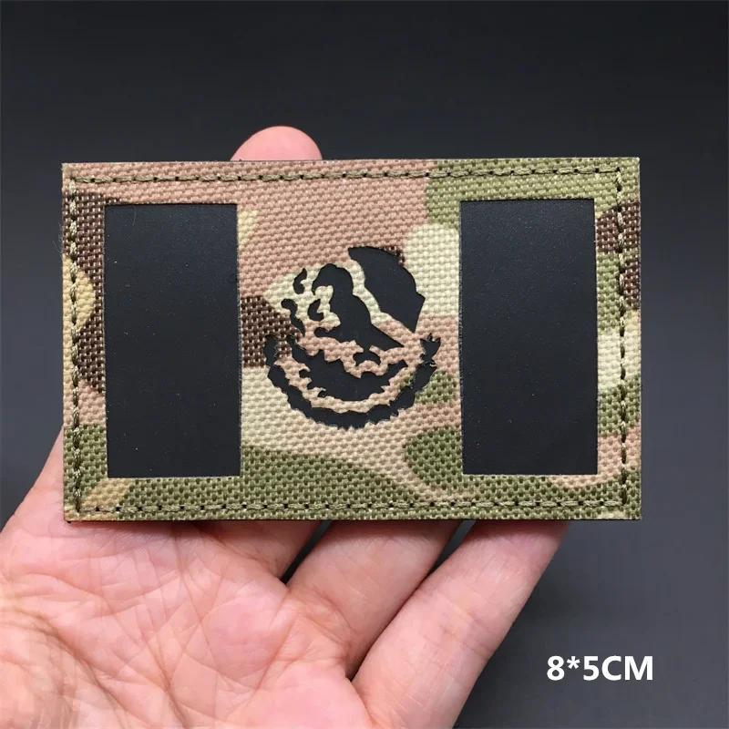 3D Multicam Nationalflaggen Aufnäher Ir Reflektierende Aufnäher Auf Kleidung Taktische Abzeichen Klettverschluss Lasergeschnittene Zubehörteile Diy Zubehör