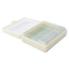 25PCS/Set Biological Glass Sample Prepared Basic Tissues Science Cover Slips Portable Microscope Slides Educational Samples