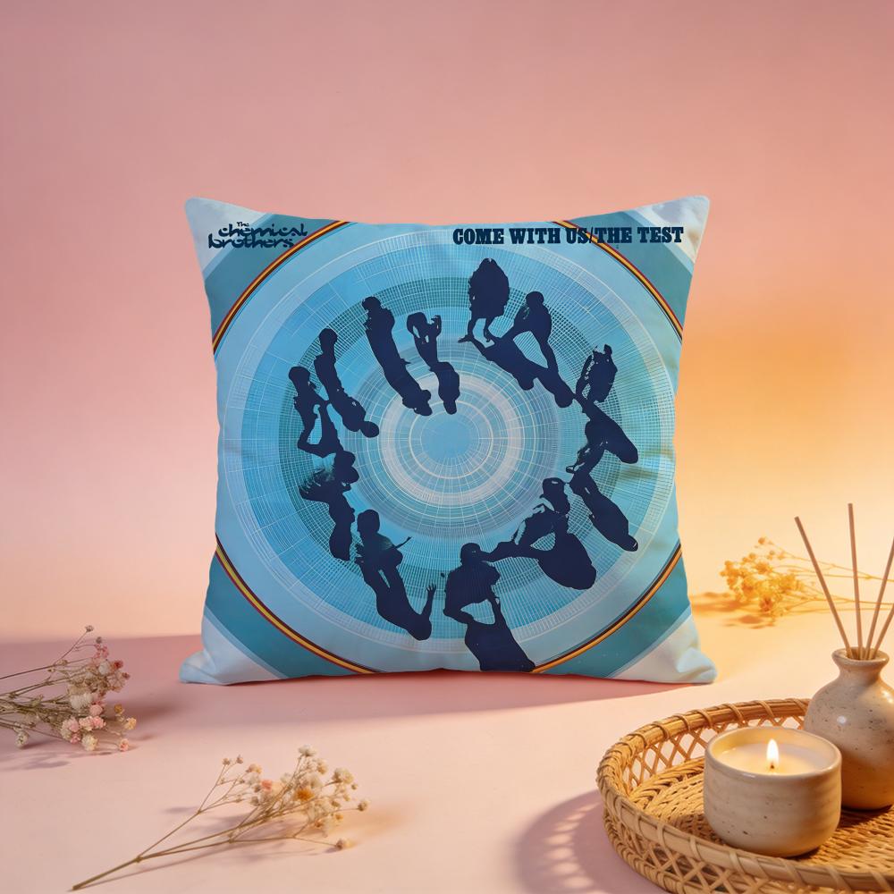 Fashion TThe Chemical Brothersful Cushion Cover Comfortable Durable Pillow Cover MultiScene for Home Office Car Sofa