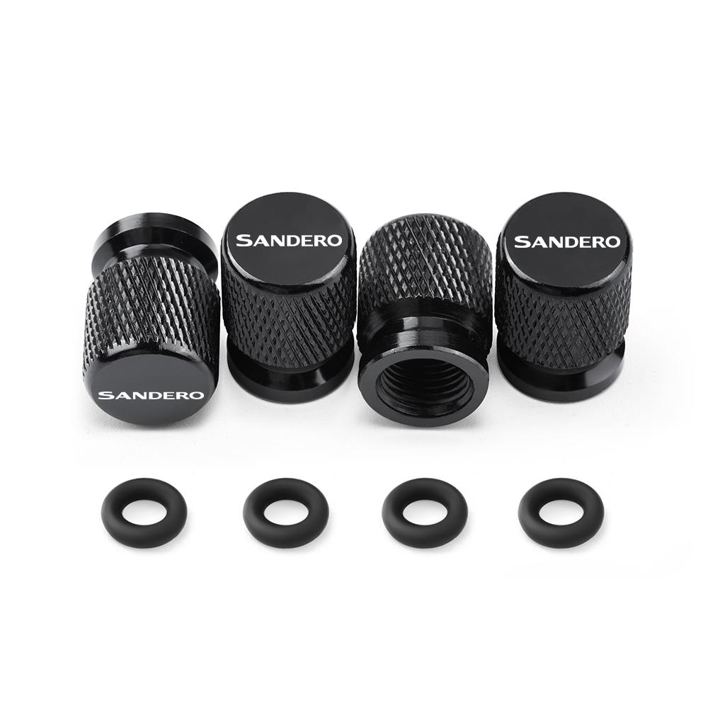 

4PCS Car Wheel Tire Valve Caps Tyre Stem Covers Airdust Waterproof For Dacia DUSTER LODGY LOGAN SANDERO Accessories