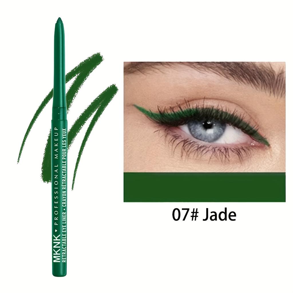 8-Color Gel Eyeliner Pencils - Waterproof Smudge-Proof Long-Lasting