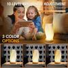 With Wooden Base LED Night Lamp Bed Head Lamp Desk Lamp Fashion Night Light  Gift
